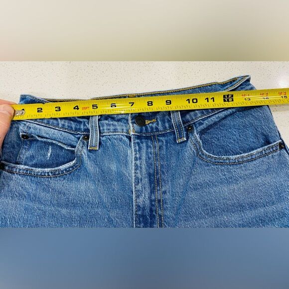 Levi’s Premium 70s High Flare Jeans 28x32 Stretch Denim EUC Retro Style - Picture 9 of 14